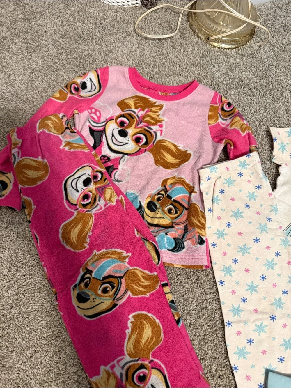 Girls Character Pajama Bundle - Pink & Light Blue